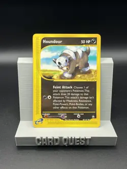 Houndour 87/147 Aquapolis E Series Vintage WOTC Common Pokemon Card Near Mint - Image 1