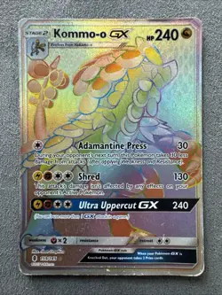 Kommo-o GX (Secret) 159/145 Secret Rare Guardians Rising Pokemon Card - Image 1