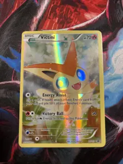 Victini XY117 Black Star Promo XY Pokemon Card Mythical Collection 2016 NM-LP - Image 1