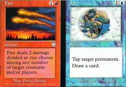 Fire // Ice Apocalypse Uncommon Magic: The Gathering NM/M - Image 1