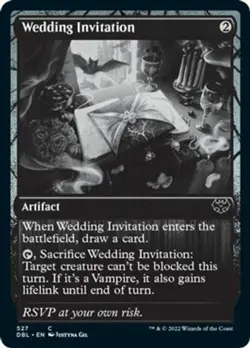 1x Wedding Invitation MTG - Innistrad: Double Feature - NM-Mint - Image 1