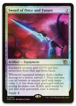 Sword of Once and Future #265 (Foil) (NM) March of the Machine MOM Magic MTG - Image 1
