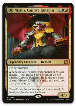 Ob Nixilis, Captive Kingpin #41 (NM) March of the Machine MAT Magic MTG - Image 1