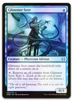 Glistener Seer #54 (Foil) (NM) Phyrexia All Will Be One ONE Magic MTG - Image 1