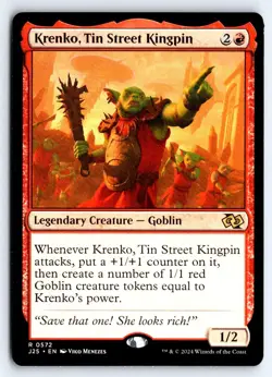 Krenko, Tin Street Kingpin 572 Foundations Jumpstart Magic: The Gathering NM - Image 1