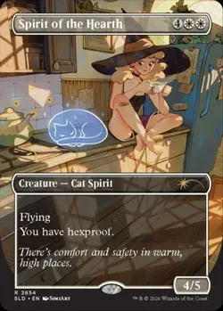 Witch’s Familiar - NON-FOIL - Secret Lair - Cats Are The Best MTG - PRESALE - Image 3