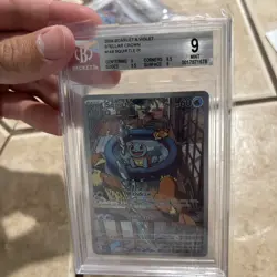 2024 Pokemon SCR En Stellar Crown Squirtle Illustration Rare Card 148/142 BGS 9 - Image 4