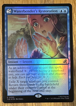 MTG: Avatar: The Last Airbender Eternal-Legal, Waterbender's Restoration - Foil - Image 1