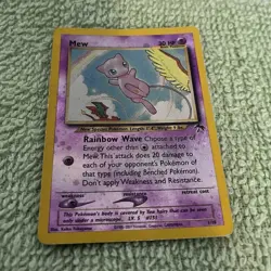 Pokemon TCG Mew 1/18 Southern Islands Promo Holo English 2001 - Image 1