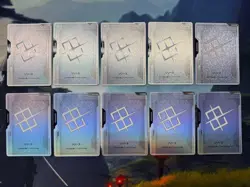 GUNDAM CARD GAME Ver.β Beta Resource Parallel Card 10 Set JAPAN TCG Rare Holo - Image 1