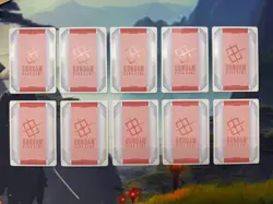 GUNDAM CARD GAME Ver.β Beta Resource Parallel Card 10 Set JAPAN TCG Rare Holo - Image 3