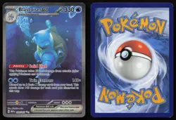 Blastoise ex 200/165 Special Illustration Rare 151 Pokemon English NM - Image 3