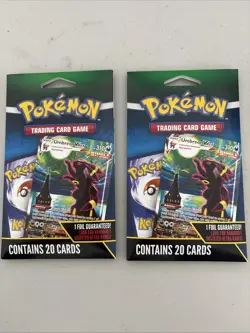2x Pokemon TCG Mystery Packs – MJ Holding Co. – Each Includes 1 Foil Card – New - Image 1