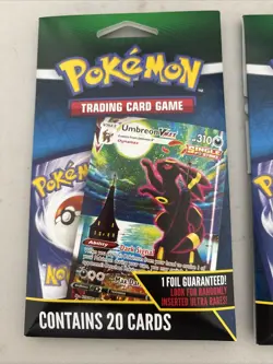 2x Pokemon TCG Mystery Packs – MJ Holding Co. – Each Includes 1 Foil Card – New - Image 3
