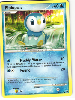 Piplup Common Pokemon TCG Platinum 85/127 - Image 1