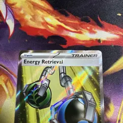 Pokemon TCG Energy Retrieval Trainer-Item Full Art Holo Ultra Rare 108/086 - Image 2