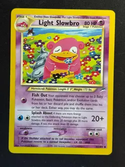 Light Slowbro 51/105 Uncommon Neo Destiny Pokemon Lightly Played - Image 1