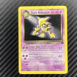 Wizards of the Coast Dark Alakazam Team Rocket 1/82 Rare Regular Unlimited - Image 1