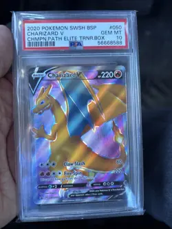 2020 Pokemon SWSH BSP CHARIZARD V CHAMP. PATH ELITE TRNR.BOX - Image 1
