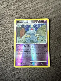 Pokemon TCG Dusclops Stormfront 34/100 Uncommon Reverse Holo 80HP English - Image 1