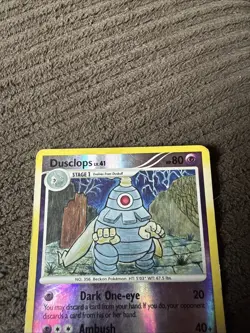 Pokemon TCG Dusclops Stormfront 34/100 Uncommon Reverse Holo 80HP English - Image 2