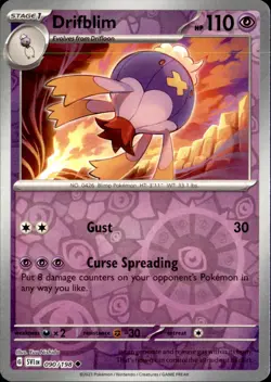 Drifblim 090/198 Reverse Holo UC Pokemon Scarlet & Violet - Image 1