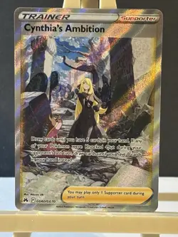 Cynthia's Ambition GG60 Pokemon Crown Zenith: Galarian Gallery Holo - Image 2