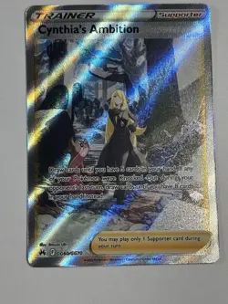 Cynthia's Ambition GG60 Pokemon Crown Zenith: Galarian Gallery Holo - Image 5