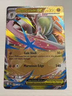 Mega Gallade ex 048/086 Double Rare Chaos Rising Pokemon TCG NM - Image 1