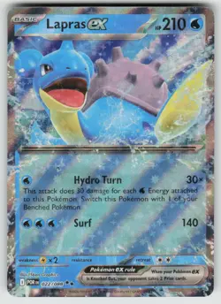 Lapras ex 022/088 Double Rare Perfect Order Pokemon Holo Near Mint - Image 1