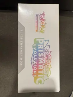 Pokemon TCG Prismatic Evolutions Elite Trainer Box ETB Brand New In Hand! - Image 3