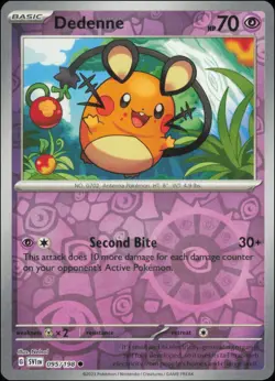 Pokemon - Dedenne #095/198 - SV01: Scarlet & Violet Base Set Reverse Holo - Image 1