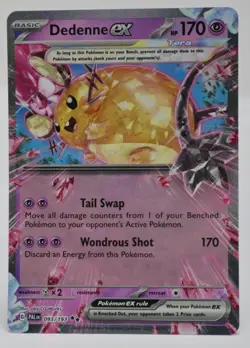 Pokemon - Dedenne ex #093/193 - SV02: Paldea Evolved Holo - Image 1