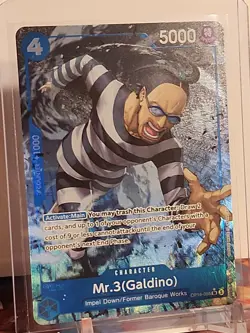 Mr.3 (Galdino) Alternate Art SR (OP16-056) One Piece TCG The Time of Battle NM - Image 1
