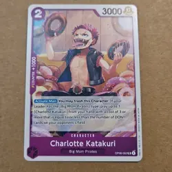 One Piece Two Legends Card OP08-062 062 Charlotte Katakuri NM M TCG CCG - Image 1