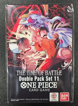 ONE PIECE card game THE TIME OF BATTLE double pack set11 BANDAI, factory sealed - Image 1