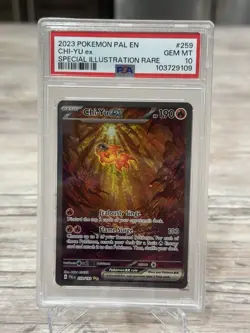 PSA 10 GEM MINT Chi-Yu EX 259/193 Special Illustration Rare Pokemon Card - Image 1