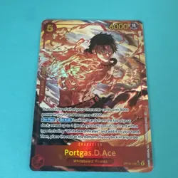 One Piece TCG - The Time Of Battle ENG - Portgas D Ace - OP16-118 SEC Alt Art - Image 1