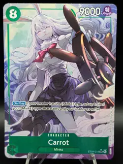 Carrot (Alternate Art) EB04-013 The Azure Sea's Seven Foil SR OP14 - Image 1