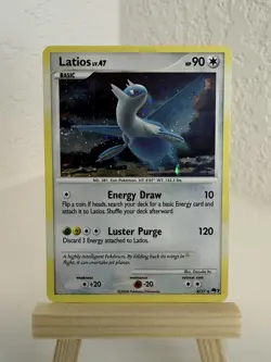 Latios 4/17 Pop Series 7 Holo Rare Promo 2008 Vintage Pokemon TCG Card - Image 1