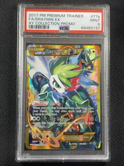 Pokemon Card - PSA9 MINT - Shaymin EX - XY Collection Promo - 2017 - 77a/108 - Image 1