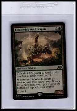Aetherdrift #168 Lumbering Worldwagon Foil - Image 1