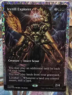 Icetill Explorer, (Fractered Foil), Magic The Gathering, High Quality!! - Image 1