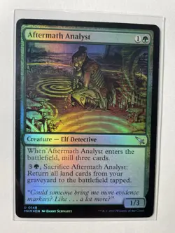 Aftermath Analyst Foil #148 Murders at Karlov Manor Danny Schwartz - Image 1