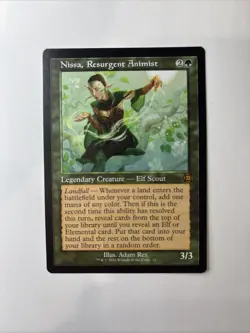 Nissa, Resurgent Animist NM (Retro Frame) March of the Machine: The Aftermath - Image 1