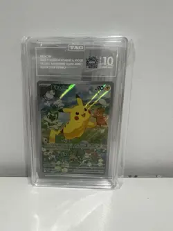 Pokemon 2024 Black Star Promo #88 Pikachu Paldea Adventure Chest TAG 10 - Image 1