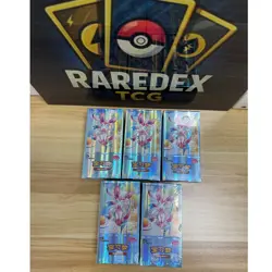 5 Boxes Pokemon TCG Chinese Horizons Gem Pack VOL.2 Eevee Booster Box Sealed - Image 3