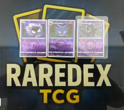 IN STOCK Pokemon S-Chinese CSM2bC 045 046 047 Gastly Haunter Gengar Holo Mint - Image 1