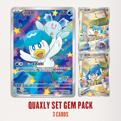 Pokemon TCG Quaxly CBB1C-05 09/09 Set Gem Pack Pokemon S-Chinese CBB1C - Image 1