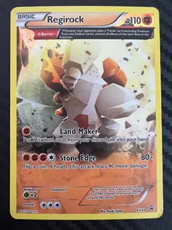 Pokemon TCG Regirock XY49 Holofoil Holo Foil Promo DMG - Image 1